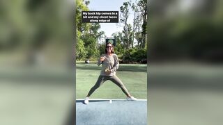 Yoga for Tennis-Warrior 2 to Reverse Warrior Flow for Groundstrokes & Volleys #tennisplayers #tennis