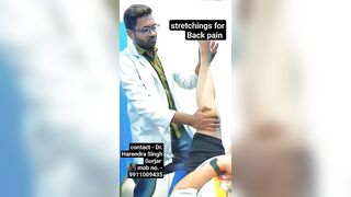 Stretching For Back Pain #trending #fitness #physiotherapycenter #stretching#shortsvideo #motivation