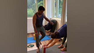 Intense Stretching #yoga #yogattc #teachertraining #yogapractice #advanceyoga #alignment