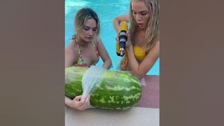 Stretching a Watermelon with plungers- pt 11