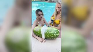 Stretching a Watermelon with plungers- pt 11