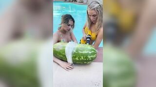 Stretching a Watermelon with plungers- pt 11