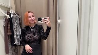 Try On Haul Transparent Lingerie Very revealing