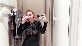 Try On Haul Transparent Lingerie Very revealing