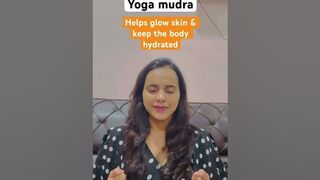 Yoga mudra for glowing skin / dry skin | pimples | #shorts #shortvideo #yoga #share #mudra