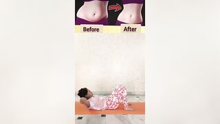 Easy exercise for FLAT BELLY at home #shorts #weightloss #fypシ #yoga #viral