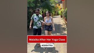 Fitness freak Malaika Arora gets clicked after her yoga session | SBB Xtra Shorts