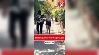 Fitness freak Malaika Arora gets clicked after her yoga session | SBB Xtra Shorts