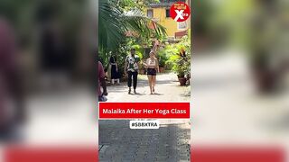 Fitness freak Malaika Arora gets clicked after her yoga session | SBB Xtra Shorts