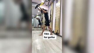 골퍼를 위한 스트레칭???????? TRX는 해보셨어요? #필라테스 #TRX #golf #stretching