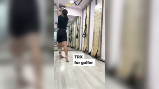 골퍼를 위한 스트레칭???????? TRX는 해보셨어요? #필라테스 #TRX #golf #stretching