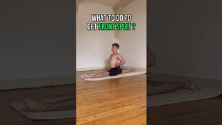 What to do to get front split ✅ #flexibility #mobility #stretching #health #yoga #exercise #stretch