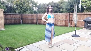 Bikinis TRY ON in the Garden