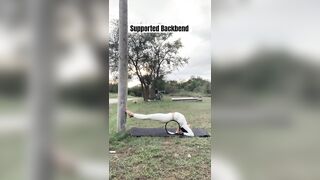 Yoga with Bella / Supported Backbend #shortsyoutube #yoga