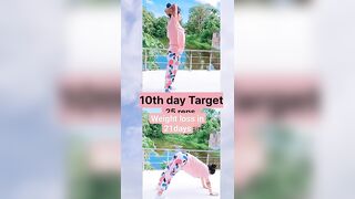 10th day target #viral #shortsfeed #trending #youtube #yoga #ytshorts #yogateacher #aarogyayogini