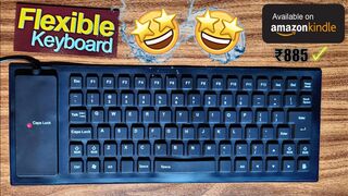 Budget flexible keyboard for laptop,pc | full waterproof ????????????