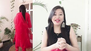 पैसे वसूल ???? MEESHO Karwachauth Kurta set with Duppata | Meesho TRYON | Meesho haul | sweet Panda