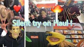 halloween spirit silent try on haul