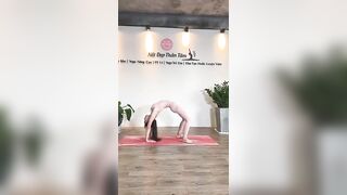 Ngả sau nâng cao | Hye Yoga #shorts