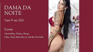 Conjunto Dama da Noite / Calcinha e sutiã / Pimenta Rosa Lingerie