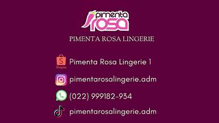 Conjunto Dama da Noite / Calcinha e sutiã / Pimenta Rosa Lingerie