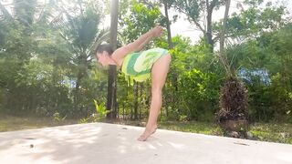 Yoga Flow to "Water Heal My Body" in Koh Change, Thailand - Balancing on Feet