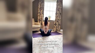 Flexible Upper Body in 45 Seconds #faceyogaexpert #yoga #flexibility #flexible #upperbody