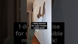 1 exercise for a super flexible middle back! #backflexibility #yoga