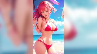 [4K] AI ART LOOKBOOK Model video????????bikinis and Bera dresses#Lookbook#aiartbook