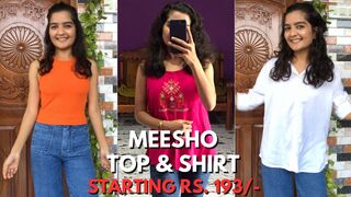 MEESHO Top & Shirt Haul || Starting at Rs. 193/- Try on Haul || HONEST REVIEW.