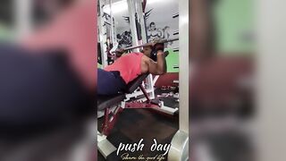 push day stretching and workouts #gym #fitnessaddict #fitness#workout #fitnessdedication#motivation