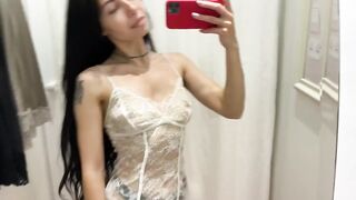 See Through Try On Haul Transparent Lingerie