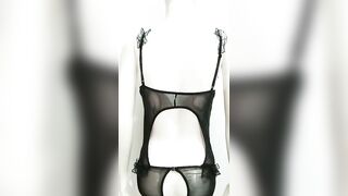 Lingerie Teddy Open Chest and Butt ZUH360