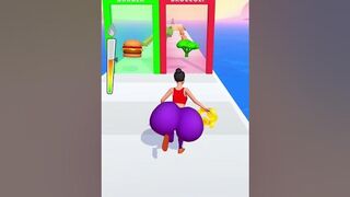 Twerk Race 3D Running #shorts #babyshorts #running #buger #chhmar_driver