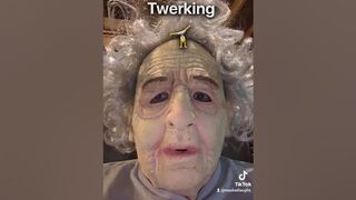 what filth! #twerk #proper #lady #granny #trend #babushka