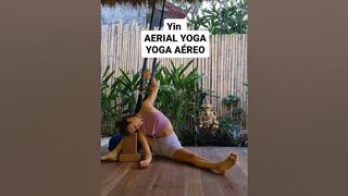 Yin aerial yoga #shorts